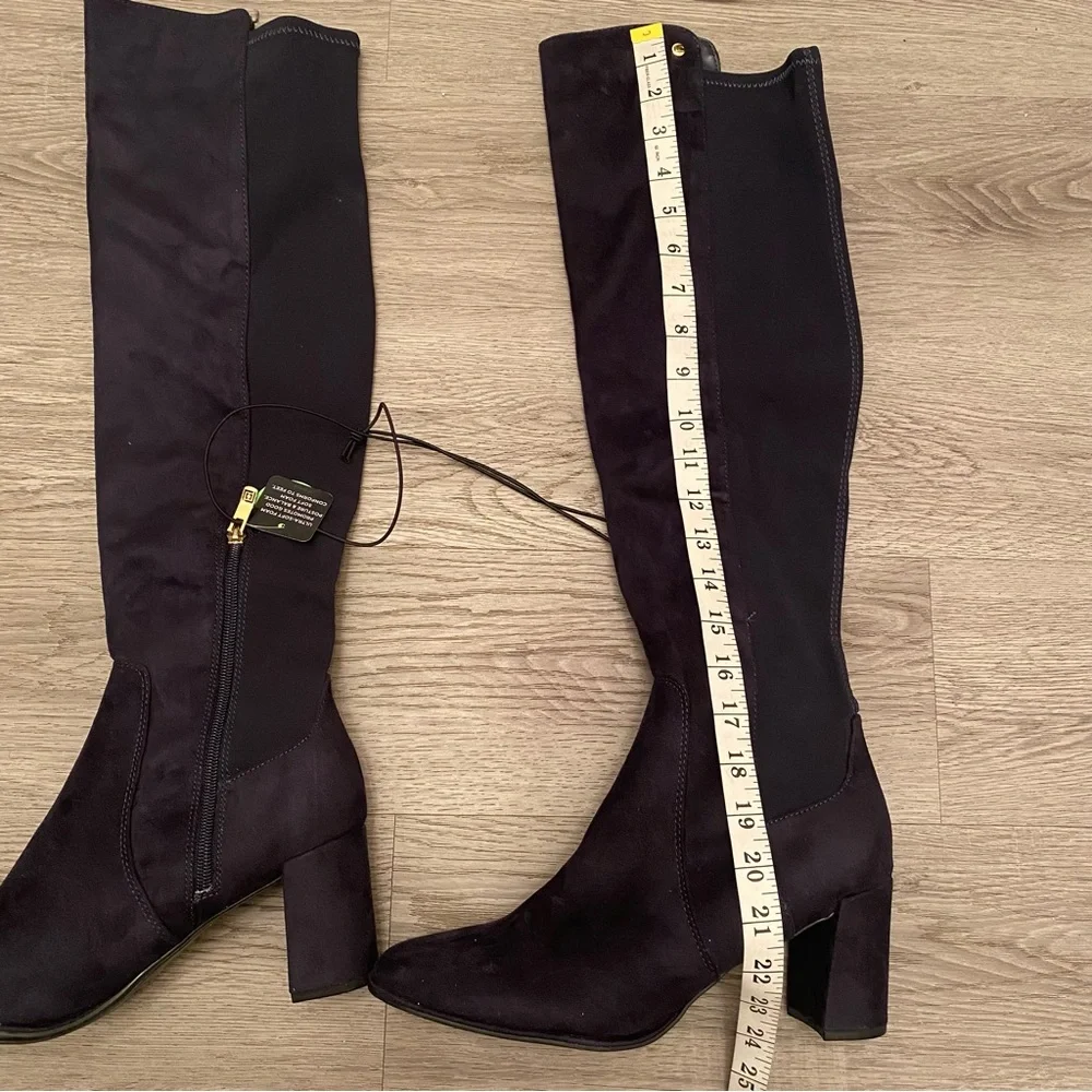 Liz Claiborne Leyla Midnight Over The Knee Boot Size 9.5